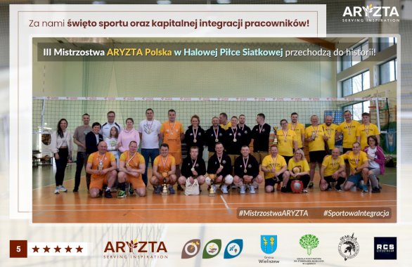 Za nami III Mistrzostwa ARYZTA Polska w halowej piłce siatkowej!