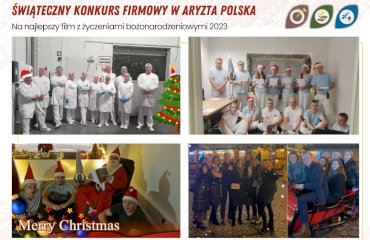 Za nami świąteczne konkursy w ARYZTA Polska