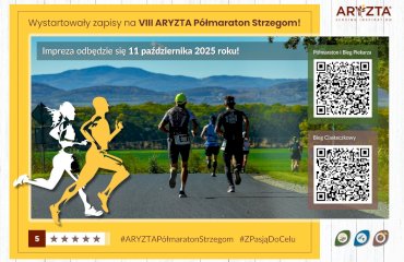 Zapisy na VIII ARYZTA Półmaraton Strzegom już otwarte!